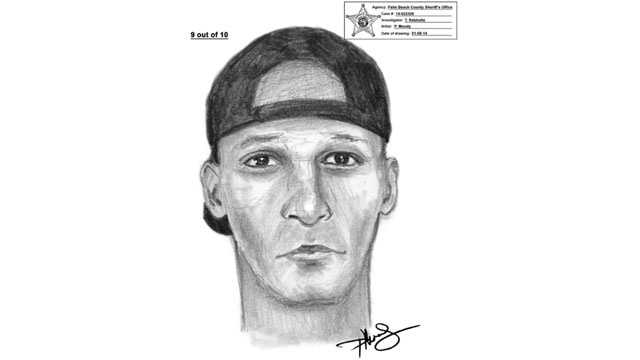 This is the sketch of a robber who is believed to be targeting elderly victims at the Delray Marketplace.