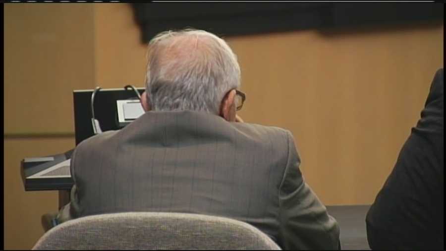 Testimony begins in the contempt of court trial for Dennis DeMartin, whose drinking experiment as a juror in the DUI manslaughter trial of polo mogul John Goodman led to a new trial.