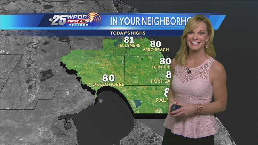 Sandra says the snow and sleet threatening the panhandle won't get close to South Florida, and the dense morning fog will burn off Tuesday afternoon for another warm day.