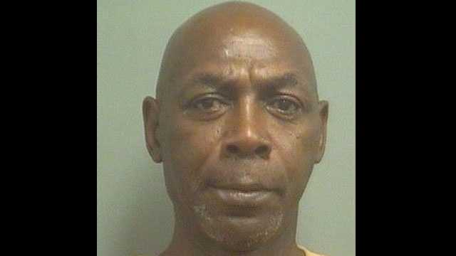Shorbonia Poole is accused exposing his penis at a West Palm Beach convenience store.
