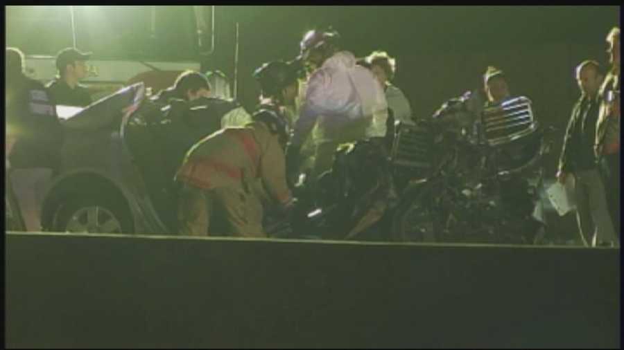 Five people were killed in a wrong-way crash on Interstate 275 in Tampa early Sunday morning.