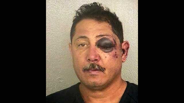 David Gonzalez was arrested following a confrontation with deputies in Deerfield Beach on Tuesday.