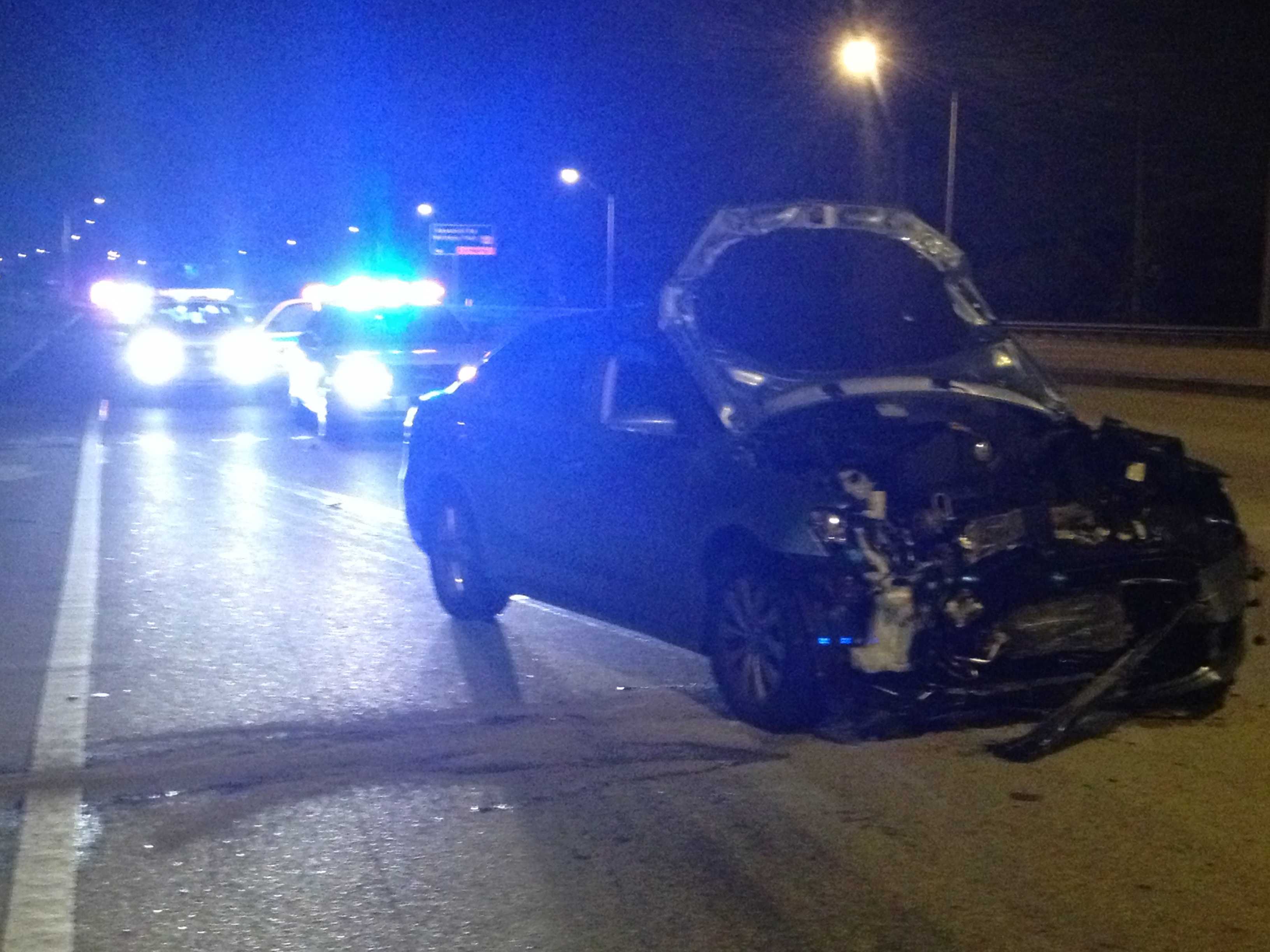 Police Officer Seriously Injured In Crash That Shut Down Southern Boulevard