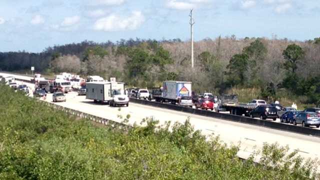 Crash shuts down northbound lanes of Florida's Turnpike
