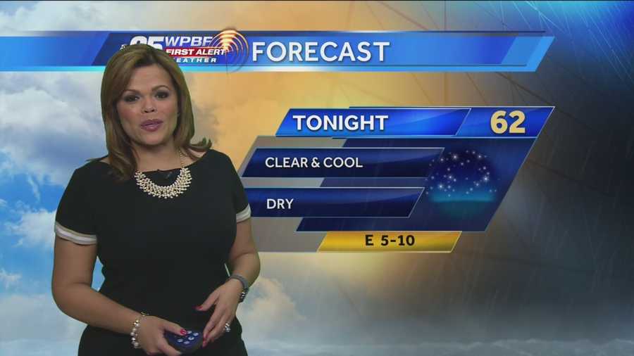 Felicia says the comfortable stretch of weather will continue around town Sunday. And Monday!