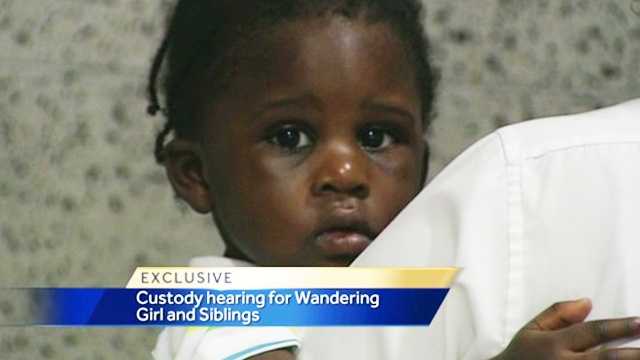 The father of the 4-year-old girl who was found wandering around the busy streets of West Palm Beach on Wednesday was in court Thursday.