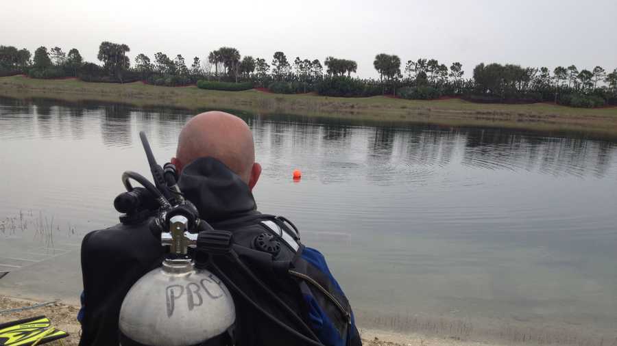 Palm Beach County Fire Rescue crews were busy not responding to emergencies Monday, but training for rescue missions in dark, murky water.