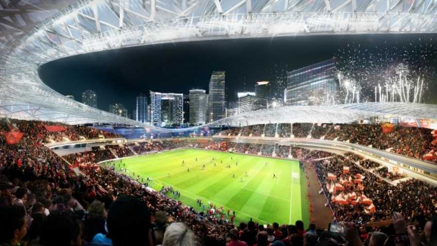 Images Miami Soccer Stadium Renderings