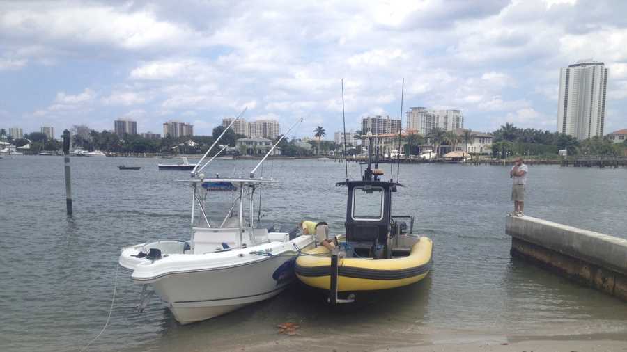 A birthday fishing party was cut short when the boat started taking on water and had to be towed back to shore Thursday.