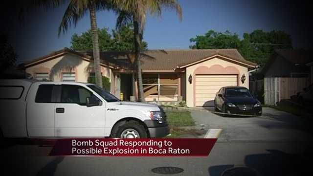 Investigators confirmed Tuesday morning that a possible explosion was reported at a marijuana grow house in Boca Raton.