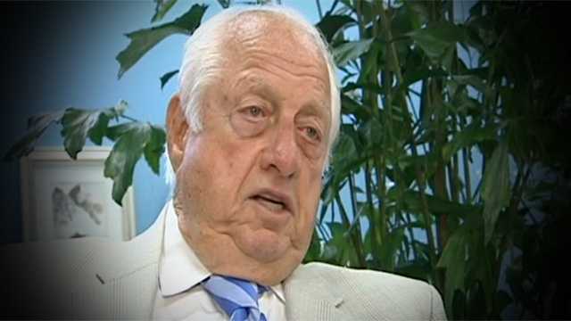 Baseball legend Tommy Lasorda was in Northwood on Tuesday, and he shared his take on the Donald Sterling comments as well as V. Stiviano.