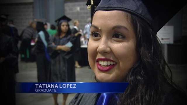 New grad Tatiana Lopez says it's a great feeling to see her patients regain their vision through cataract surgery.