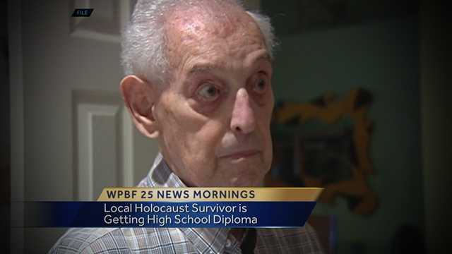Norman Frajman is scheduled to receive his high school diploma at age 84 on Monday.