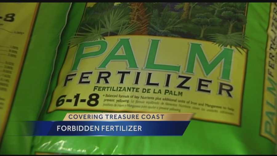 Port St. Lucie County agents are going to be on the lookout for forbidden fertilizer use around St. Lucie County. Agents say there will be a blackout period for homeowners to not use any fertilizer containing nitrogen or phosphorus from June 1 through September in order to protect the waterways.