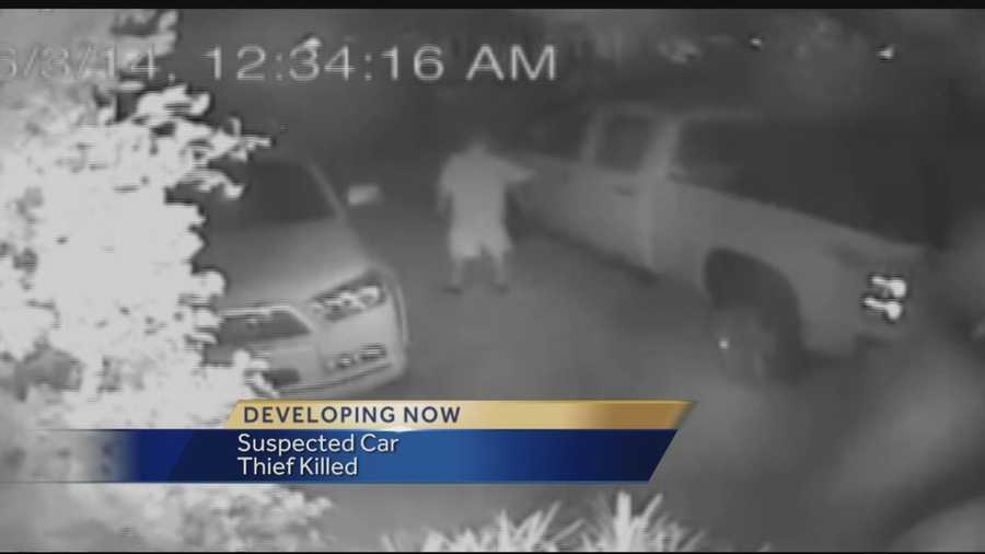 A suspected car burglar is dead and more are on the run after an attempted break-in in West Palm Beach, police say. It all started when the man attempted to steal a vehicle on Arlington Road near Flagler Drive.