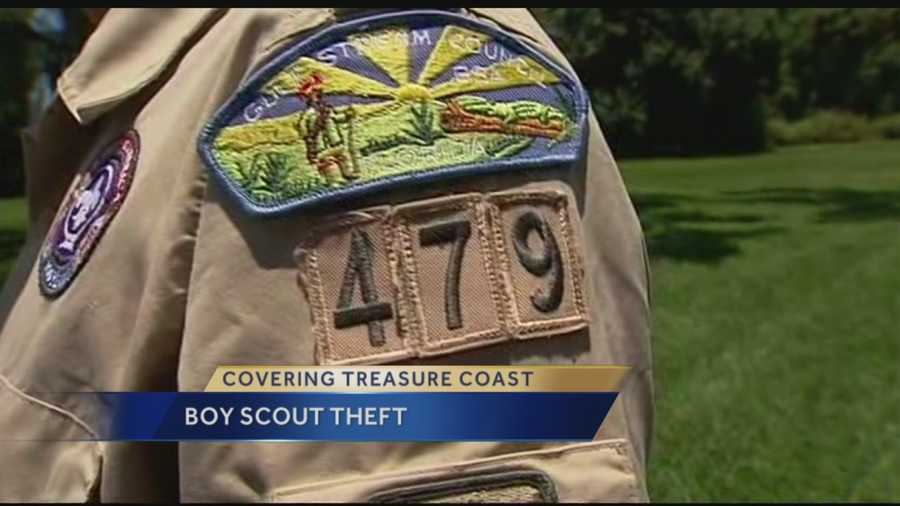 Police in Fort Pierce are looking for thieves who stole a trailer full of a local Boy Scout troop's camping equipment. 