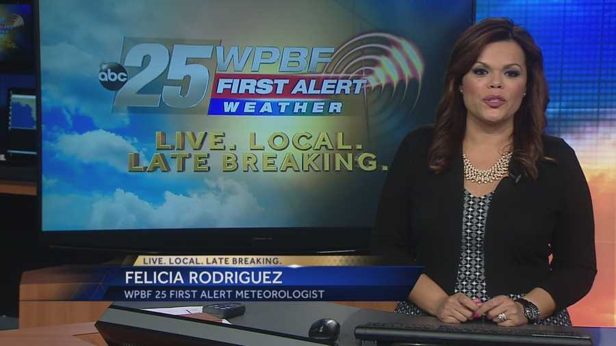 Felicia says high temperatures will push toward the 90-degree mark Friday, and chances for rain pick up Saturday and Sunday.