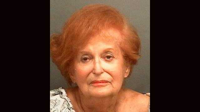 Roselle Goldberg, 85, was arrested and is facing charges of battery on a person 65 years or older after police say she hit her 87-year-old husband. 