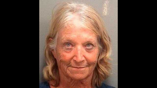 Carole Bryon is accused of eating a $60 meal at a Palm Beach Gardens restaurant, then telling the staff there that she didn't have any money to pay for it.