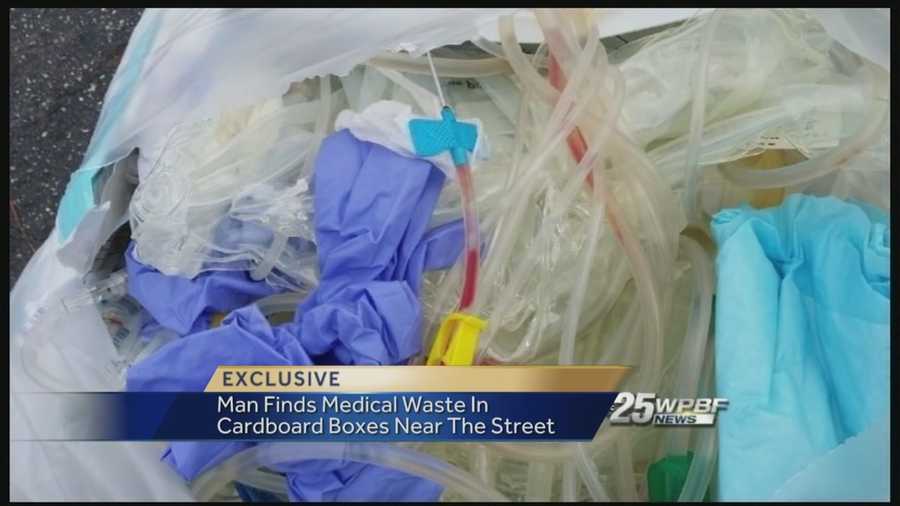 Residents in a Lake Park town home community on Emerald Vista are voicing concern after boxes of biohazard medical waste have repeatedly been left out on the curb.  Reporter Ted White has the story.