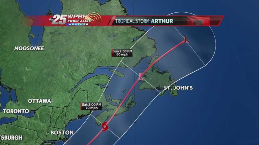As we track tropical storm Arthur away from the Florida, all eyes are now on the Carolina coastlines as the storm is expected to intensify into a category 1 hurricane by Thursday.