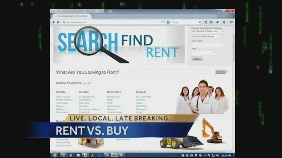 Whether it’s homes, cars, power tools, a dog, or even friends, the point is that you can rent just about anything -- and you probably should. WPBF 25 New's Paul Lagrone breaks it down for you.