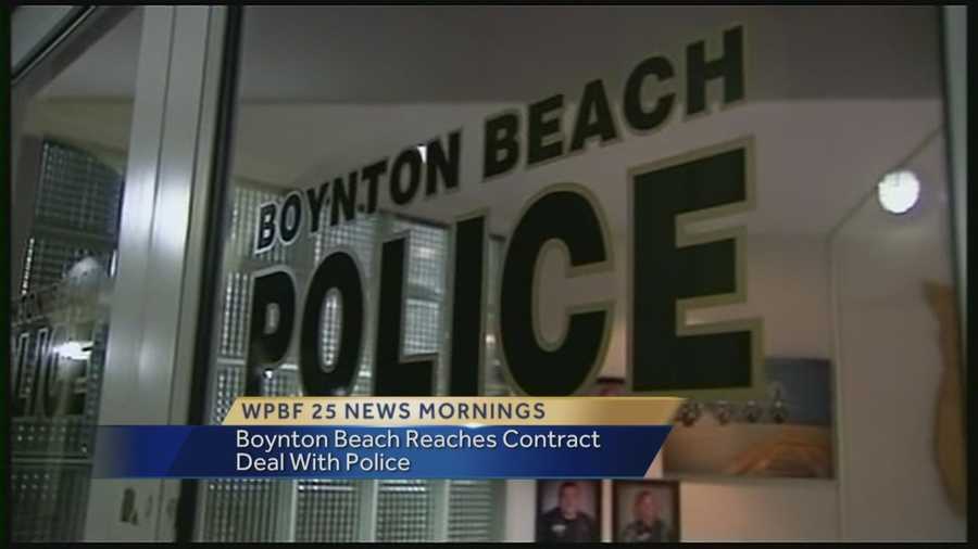 Commissioners in Boynton Beach Tuesday night unanimously approved a new collective bargaining agreement with the city's police department. Under the new deal, wages will be increased to help make up for a five year pay freeze. Reporter Chris Mcgrath has the latest update.