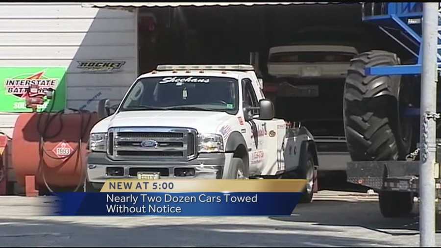 Residents at a condominium complex are angered after more than 20 cars were towed overnight by management.