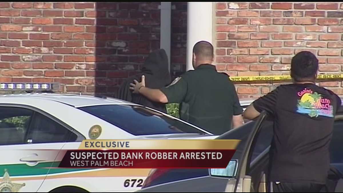 West Palm Beach bank robber demanded money, then waited for cops
