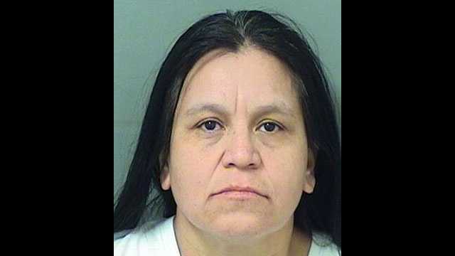 Maria Husack is facing charges of burglary to an occupied conveyance and aggravated domestic battery, according to Palm Beach County Sheriff's Office. 