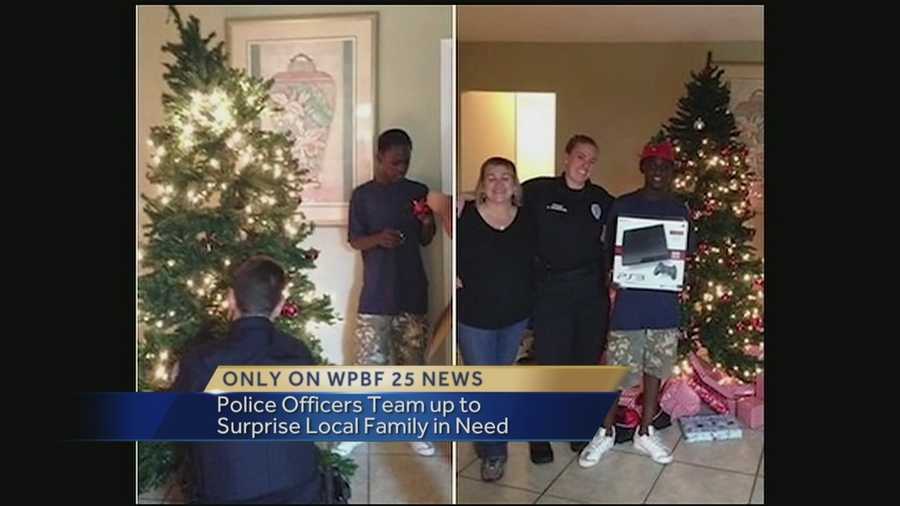 A 911 call ended with a special surprise for a local family.