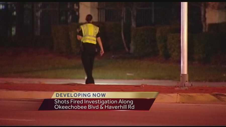 The Palm Beach County Sheriff's Office is investigating whether someone shot at deputies overnight in West Palm Beach. Detectives shutdown a section of Okeechobee Boulevard near Military Trail and Haverhill Road shortly before 4:00 a.m. Monday to search for possible shell casings.