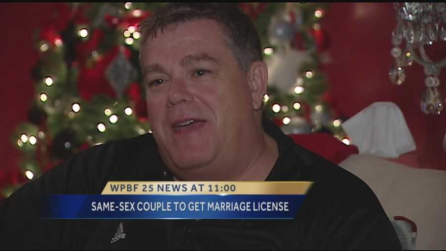 Local Couple To Get Same Sex Marriage License In West Palm Beach