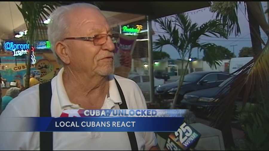 Local residents talk about the arrival of U.S. officials in Cuba.