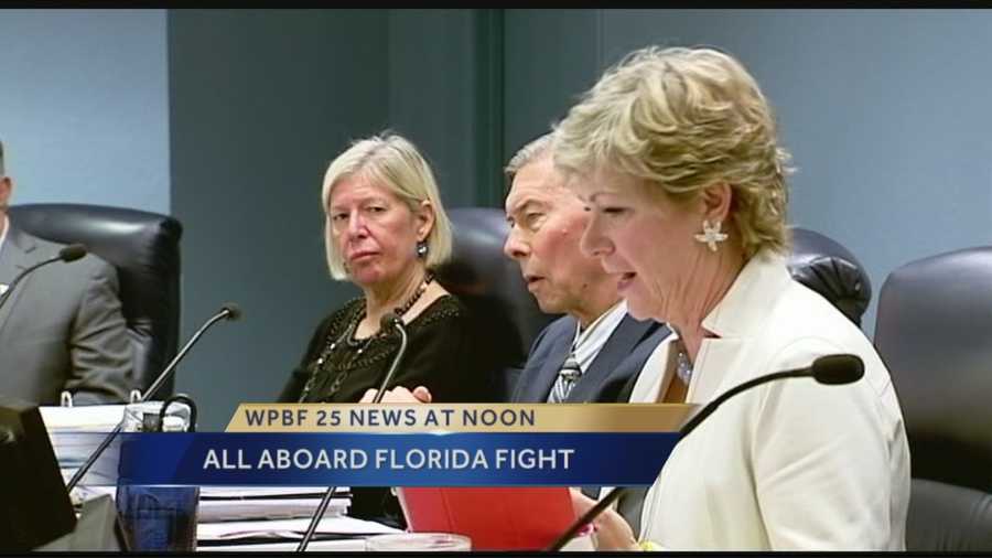 Martin County commissioners voted unanimously Tuesday to allocate $1.4-million from reserve funds to fight All Aboard Florida.