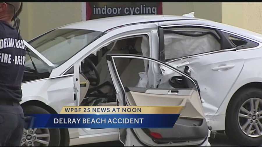 Some Delray Beach business owners want something done about a nearby intersection they say is a magnet for accidents. Fire rescue crews had to use the jaws of life to pull a man out of his car after it was crushed in an accident Wednesday morning.