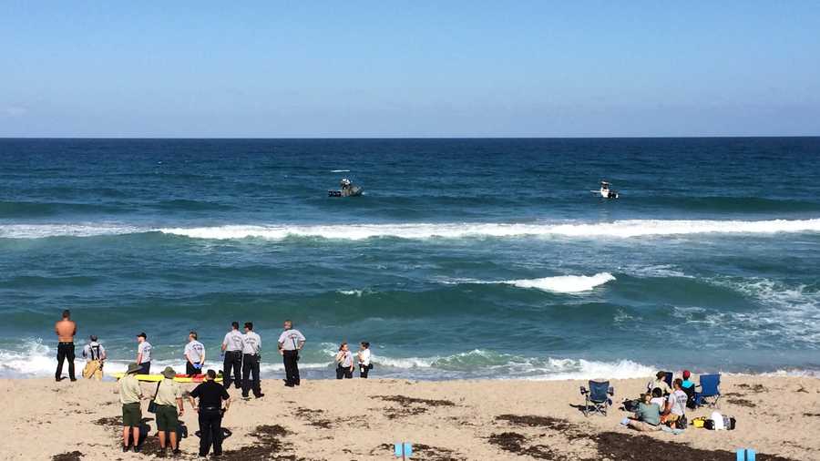 First responders were called to John MacArthur Beach Park in north Palm Beach late Saturday afternoon.