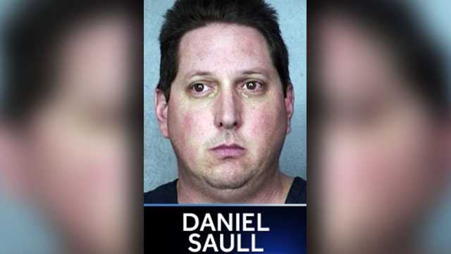 Daniel Saull, 41, is facing charges for possession of child pornography.
