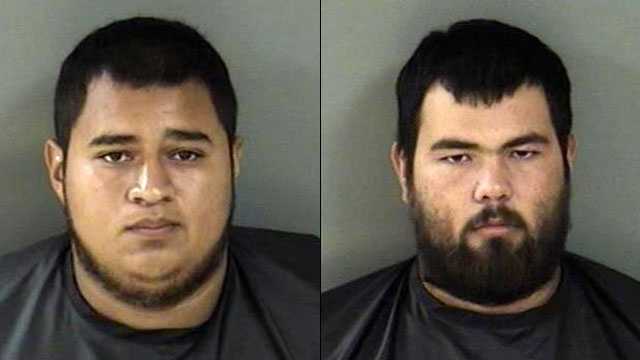 Adrian Zamarripa and Martin Corona arrested on suspicion of firing more than 100 shots at a family of four in Fellsmere.