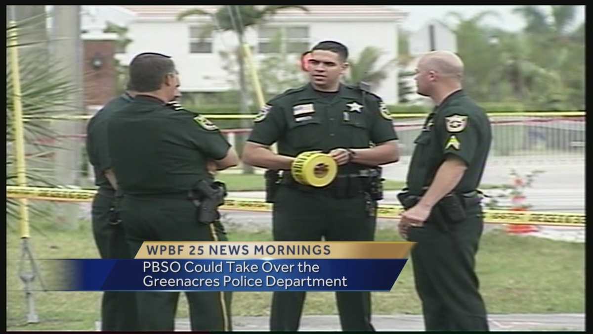 PBSO could take over Greenacres Police Department