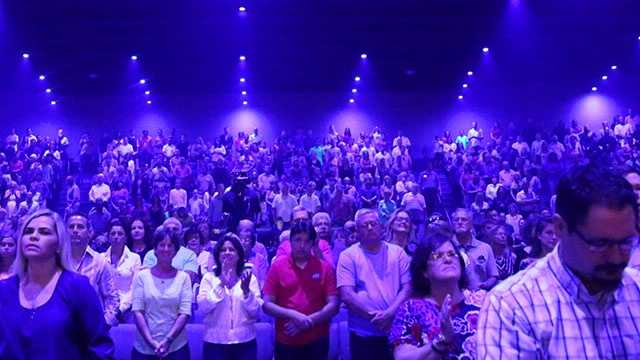 Thousands of people attended two Sunday services for the grand opening of the new building in Stuart.