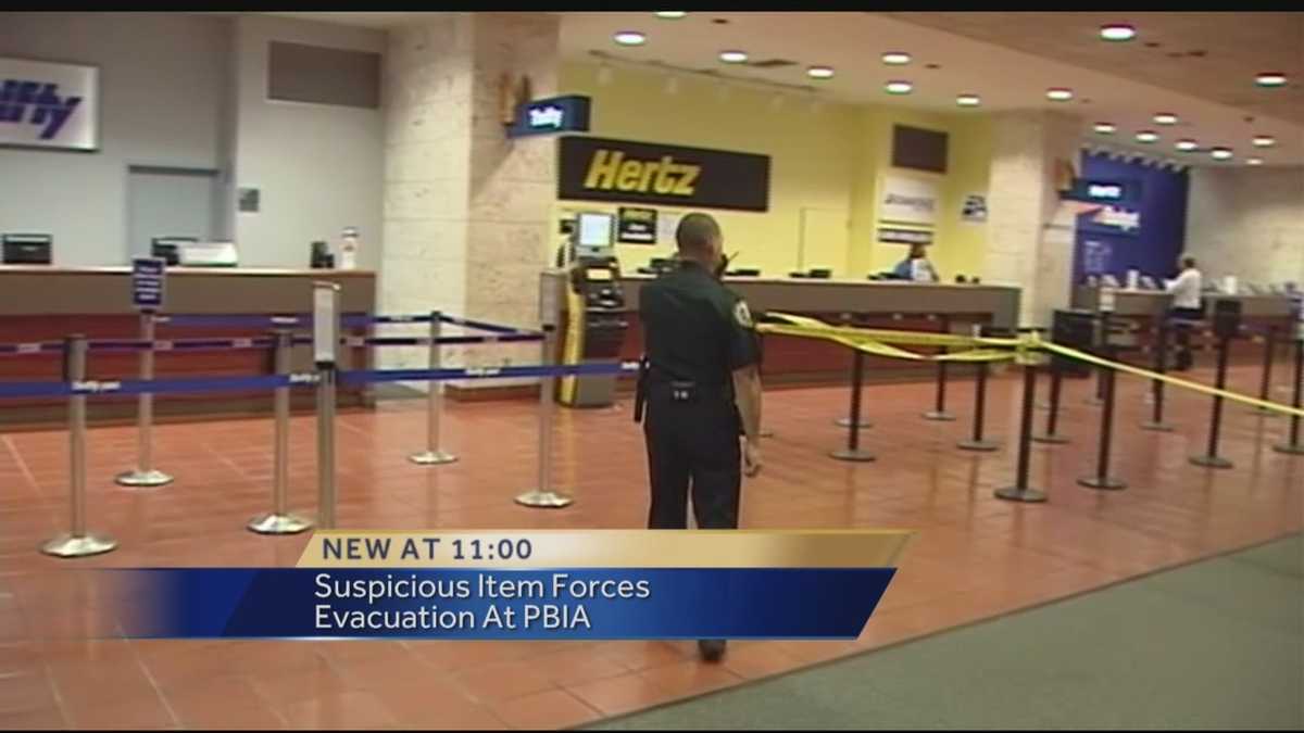 PBIA evacuated after TSA agent finds suspicious item in a checked bag
