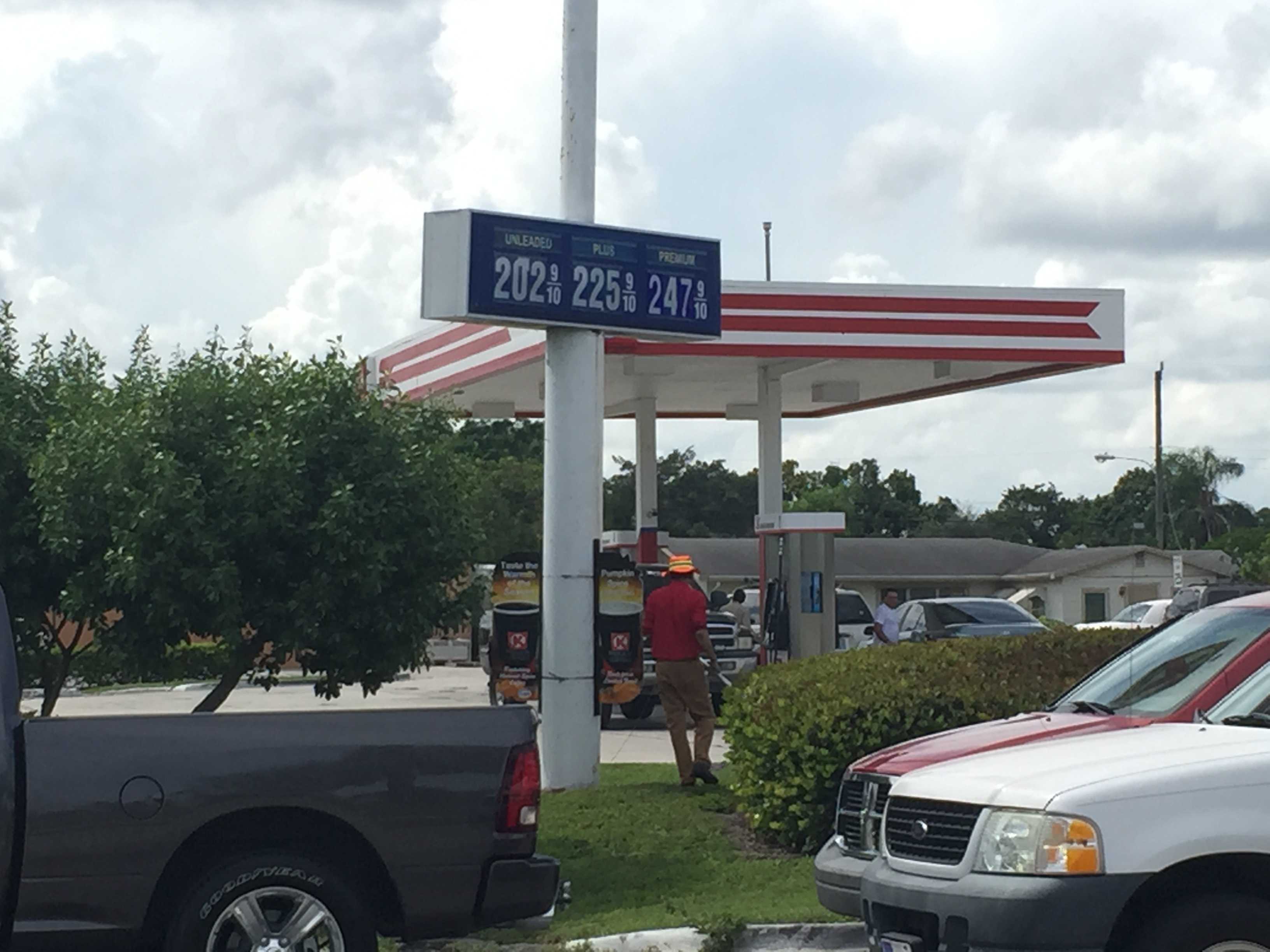 Gas Prices Falling Across South Florida