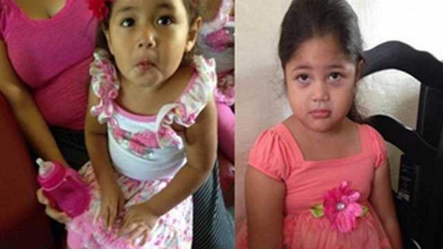 Miami police say Keilyn (left top) and Kristel Martinez (right top) were recovered Wednesday in West Palm Beach. 