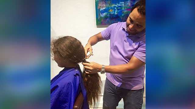 Local salon offers free haircuts for donation to Locks of Love