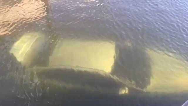 Man taken to hospital after car plunges into canal