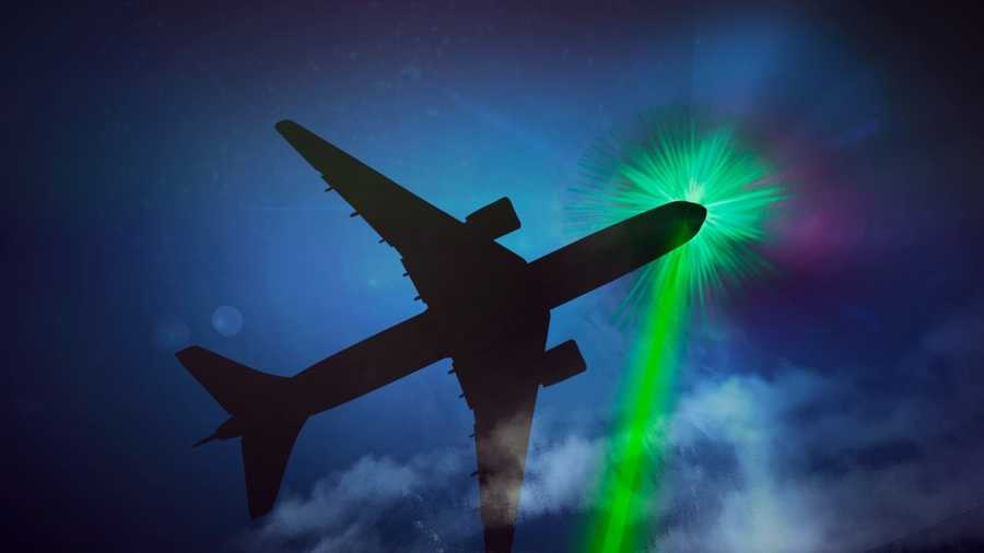 PBSO Lasers pointed at USCG helicopter, commercial pilot