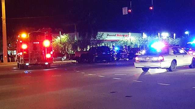 West Palm Beach police officer involved car crash