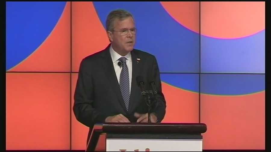 Jeb Bush is bringing his presidential campaign to Palm Beach County Monday. Terri Parker reports.