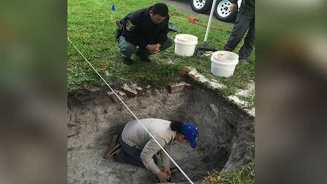 Investigators planned to be back at a Treasure Coast cemetery Tuesday morning to continue trying to exhume an infant as they work to solve a decades-old murder.